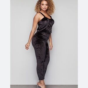 GOOD AMERICAN Black Velvet “Disco Pant” Size XXL (5) New with Tags